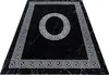 Kurzflor Teppich Wohnzimmer Schwarz 200x290 Rechteck Produktbild-Vorschau 1