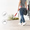 Relaxdays Absperrpfosten, 4er Pack, mit Kette, Kunststoff, Produktbild-Vorschau 6