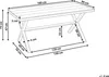 BELIANI Gartentisch Schwarz u. Braun aus Aluminium u. Produktbild-Vorschau 3