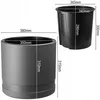 Deco4Home Koma Blumentopf Anthrazit 38cm | Pflanzkübel Produktbild-Vorschau 13