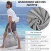 CalmyBEACH Frottee Strandtasche XXL Badetasche - 100% Produktbild-Vorschau 2