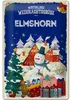Blechschild Weihnachtsgrüße ELMSHORN 20x30cm Produktbild-Vorschau 1