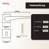 DOMINO Türgriff Drückergarnitur BB-Buntbart | Rosette | Produktbild-Vorschau 4