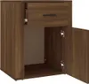 The Living Store Nachttisch Braun Eichen-Optik 50x36x60 cm Produktbild-Vorschau 7