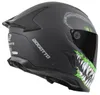 Casco Bogotto Rapto Reptile, nero/verde opaco, L Anteprima dell’immagine prodotto 4