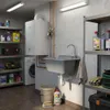 Granitan - Waschbecken - Ausgussbecken - 61x41x30 cm - Grau Produktbild-Vorschau 3