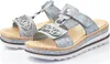 Rieker V7986-12 Damen Plateau Pantoletten Keilabsatz Clogs, Produktbild-Vorschau 55