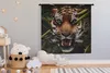 MuchoWow® Wandteppich Wandbehang Tiger - Dschungel - Produktbild-Vorschau 3