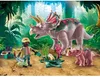 PLAYMOBIL 71821 Triceratops with Baby and Explorer. Dinos. Anteprima dell’immagine prodotto 2