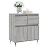 [Home] Sideboard Grau Sonoma 60x35x70 cm Holzwerkstoff , Produktbild-Vorschau 3