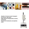 A collage of product images and text, with a lab homogenizer in the foreground. Náhľad obrázku produktu
