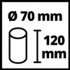 Einhell 2351135, Filter, Bubnový vysávač, Čierna, 10 L, Náhľad obrázku produktu 4