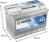Autobaterie VARTA E44 Silver Dynamic 12V 77Ah 780A 577 400 Náhled obrázku produktu 3