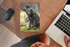 MuchoWow® Mauspad Mousepad Wolf - Schwarz - Gras 18x27 cm - Produktbild-Vorschau 3