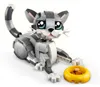 LEGO Creator 3-in-1 Grijze Kat - Model dat omgebouwd kan Productafbeelding-voorbeeld 5