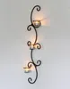 DanDiBo świecznik ścienny metalowy czarny Emma 68 cm Podgląd zdjęcia produktu 4