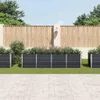 vidaXL Lit surélevé de jardin Anthracite 320 x 80 x 77 cm Voir les images du produit 3