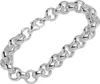 Armband 925 Sterling Silber 22cm Erbskette hohl rund Damen Produktbild-Vorschau 1