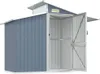 Abri de jardin Gris 270x130x208,5 cm Acier galvanisé Voir les images du produit 1