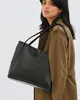 Große Damen Handtasche Shopper Schultertasche Kunstleder Produktbild-Vorschau 4