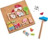 HABA Hammer-Nagelspiel: Bauernhof – Holzspielzeug mit Produktbild-Vorschau 5