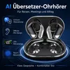 AI Übersetzer Kopfhörer Echtzeit, 198 Sprachen, Bluetooth Produktbild-Vorschau 4