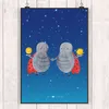 Mr. & Mrs. Panda Bild Sternzeichen Zwilling DIN A2 - Produktbild-Vorschau 2