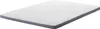 A white mattress topper with a gray border is shown on a white background. Náhled obrázku produktu