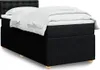vidaXL Boxspringbed met matras, zwart, 100x200 cm, stof Productafbeelding-voorbeeld 2