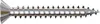 Connex Universalschrauben 4.0 x 20 mm PZ 2 Senkkopf - 150 Produktbild-Vorschau 2
