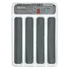 Besteck-Schubladenorganizer, Behälter, 5 Fächer, 33 x 23 cm Produktbild-Vorschau 2