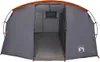 Tente tunnel vidaXL 4 personnes, gris et orange, 318 x 275 Voir les images du produit 3