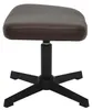 riess-ambiente Hocker VOGUE 45cm braun schwarz Kunstleder Produktbild-Vorschau 6