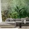 Vlies Fototapete - Green Fog 200x140 cm Blätter Produktbild-Vorschau 2