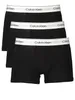 Herren-Boxershorts im 3er-Pack: Schwarz, lang, mit Produktbild-Vorschau 1