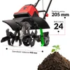 Glebogryzarka elektryczna LEHMANN GROUND, kultywator 1800W, Podgląd zdjęcia produktu 7