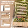 COSTWAY bloembak met klimrek, plantenbak voor klimplanten, Productafbeelding-voorbeeld 6
