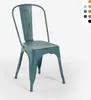 stühle im industriedesign aus metall vintage shabby chic Produktbild-Vorschau 6