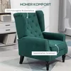 HOMCOM Fotel z podłokietnikami, tapicerowany, z pikowaniem, Podgląd zdjęcia produktu 5