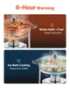 VEVOR Hot Pot Buffet-Speisenwärmer, runder Catering-Wärmer Produktbild-Vorschau 2