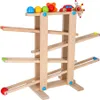 Montessori Kugelbahn aus Holz XXL Produktbild-Vorschau 9
