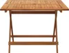 vidaXL Tavolo da giardino pieghevole 90x90x75 cm in legno Anteprima dell’immagine prodotto 4