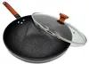 Wok-Pfanne 33 cm – Tiefe Stahlpfanne mit Deckel für Produktbild-Vorschau 3