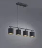 Lampadario TOMMY nero e oro 4xE14x28W in metallo, Anteprima dell’immagine prodotto 13