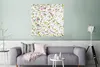 MuchoWow® Poster Ein weißes und rosafarbenes Blumendesign Produktbild-Vorschau 5