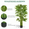 HOMCOM künstliche Pflanzen groß 160 cm Bambus Kunstpflanze Produktbild-Vorschau 5