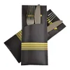 520x Pochetto Bestecktaschen 200x85mm schwarz gelbe Produktbild-Vorschau 1