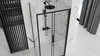 A modern bathroom with a black framed shower enclosure. Anteprima dell’immagine prodotto