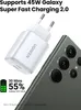 Gan 2 X USB-C 45W rychlonabíječka Qc Pd Ugreen Cd294 - bílá Náhled obrázku produktu 14