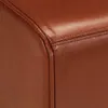 vidaXL Sitzbank Turnbock Braun 110 cm Echtleder und Produktbild-Vorschau 3